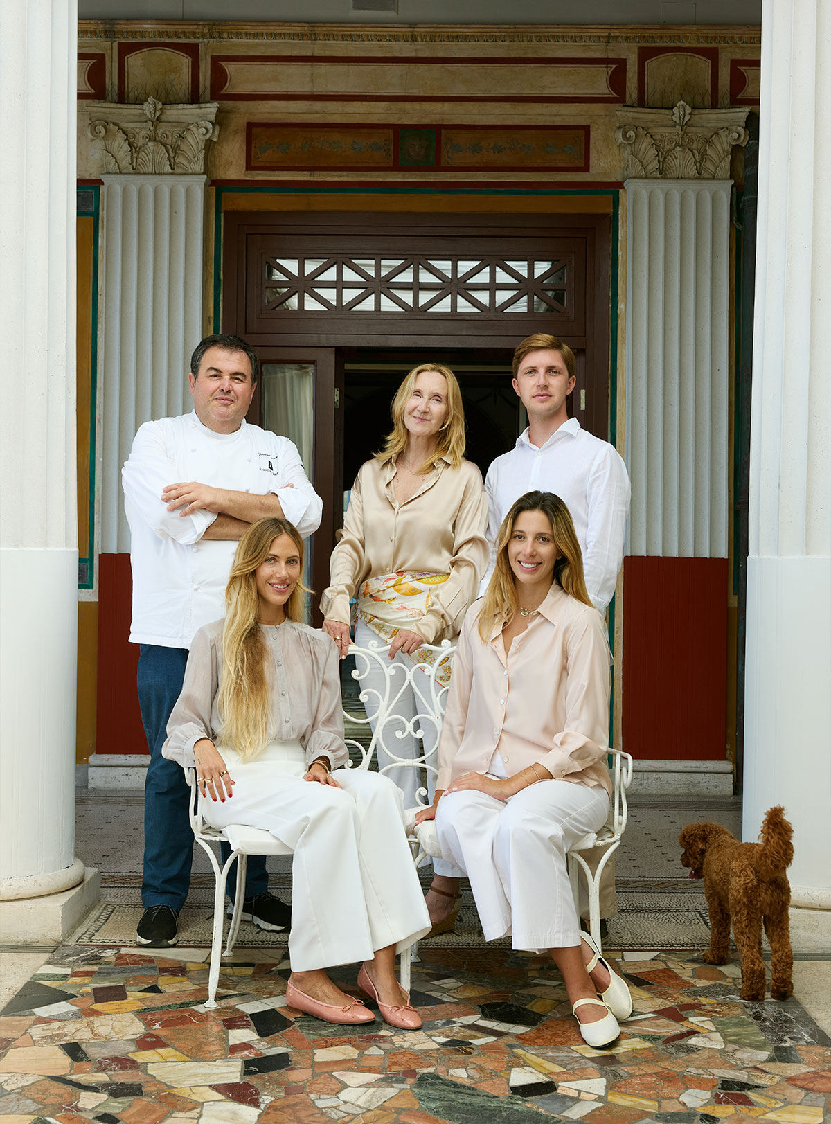 Bellevue Syrene and Chef Gennaro Esposito with the Russo-Attanasio Family